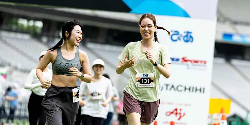 TOKYO WOMEN'S RUN 5K 大会の様子